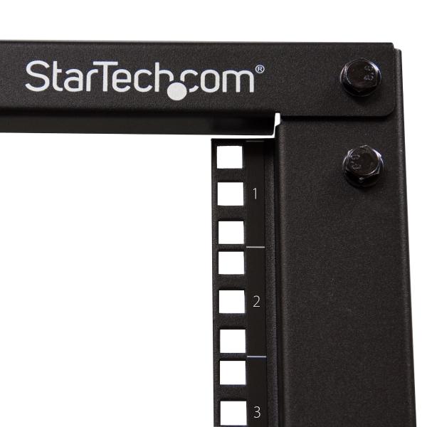 StarTech.com RACK MARCO ABIERTO PROFUNDIDAD AJUSTABLE DE 4 COLUMNAS 12U