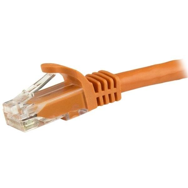 StarTech.com CABLE 3M RED ETHERNET UTP CAT6 SNAGLESS NARANJA RJ45
