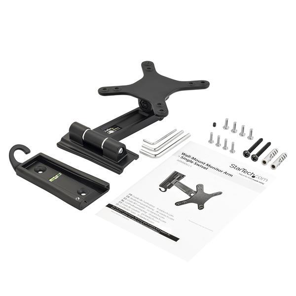 StarTech.com SOPORTE DE PARED VESA DE UN SO OLO GIRO PARA MONITOR