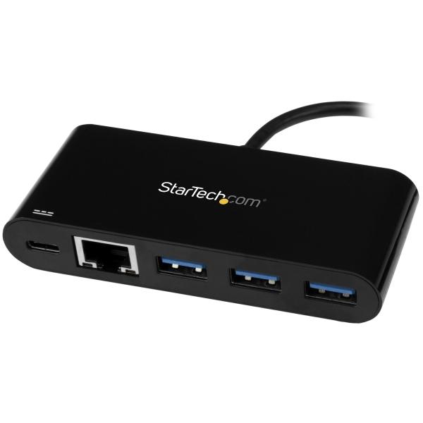 StarTech.com HUB CONCENTRADOR USB-C USB 3.0 0 3 PUERTOS CON ETHERNET Y PD