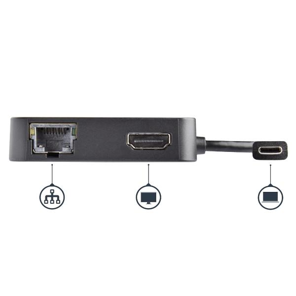 StarTech.com ADAPTADOR MULTIPUERTOS DOCKING G STATION USB C PARA LAPTOP