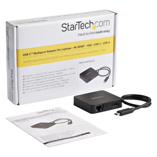 StarTech.com ADAPTADOR MULTIPUERTOS DOCKING G STATION USB C PARA LAPTOP