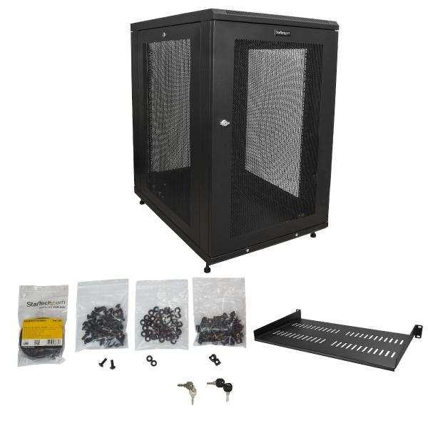 StarTech.com GABINETE RACK DE SERVIDORES 18U 31 PULGADAS DE PROFUNDIDAD