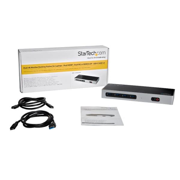 StarTech.com DOCKING STATION USB TIPO C 2X D P O HDMI REPLICADOR USBC