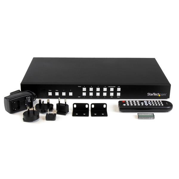 StarTech.com SWITCH CONMUTADOR MATRIX HDMI 4X4 MULTIVISOR VIDEOWALL PAP