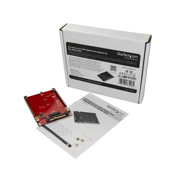 StarTech.com TARJETA ADAPTADOR PCI EXPRESS M 2 A U.2 PARA SSD NVME M.2