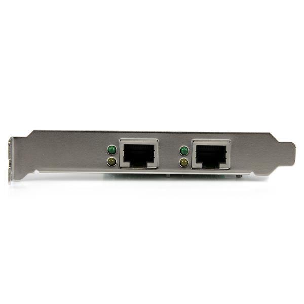 StarTech.com TARJETA RED GIGABIT ETHERNET 2 PUERTOS PCI EXPRESS NIC RJ45  .