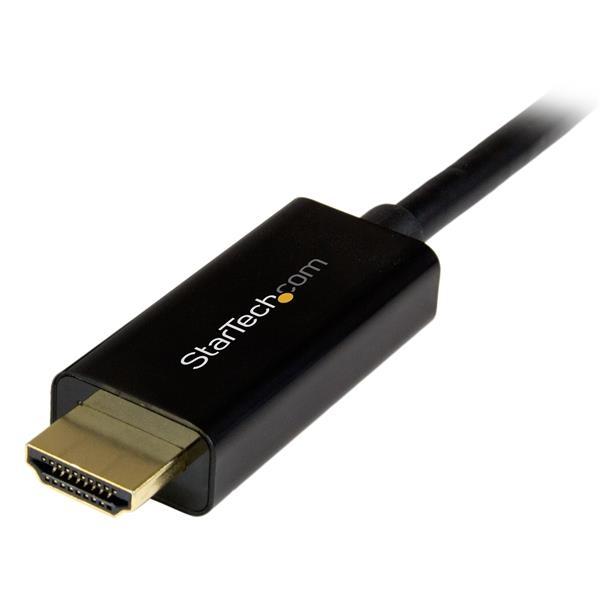 StarTech.com CABLE CONVERTIDOR DISPLAYPORT A HDMI DE 1M NEGRO ULTRA HD 4K  .