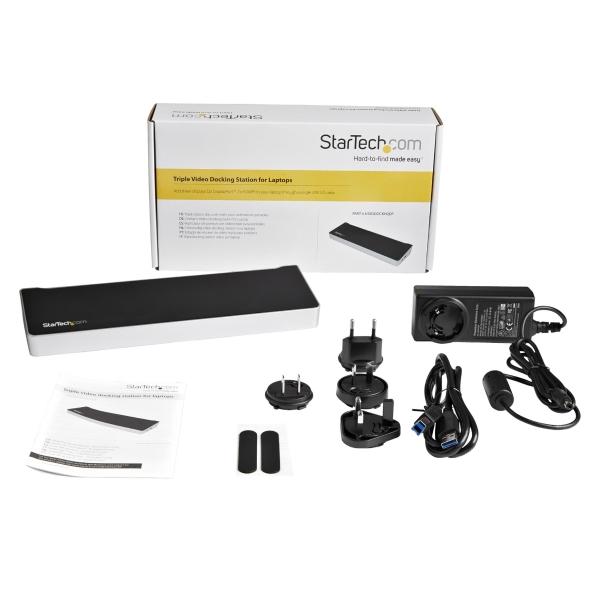 StarTech.com REPLICADOR DE PUERTOS USB 3.0 TRIPLE PARA LAPTOP              .