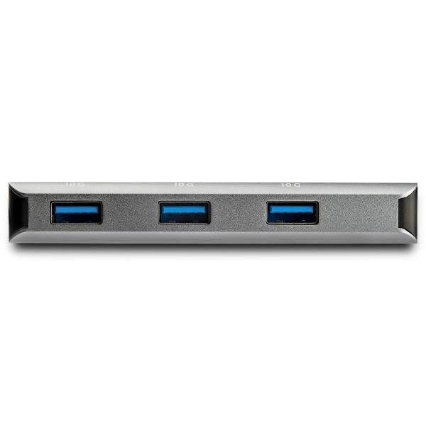 StarTech.com ADAPTADOR HUB USB-C DE 3 PUERT USB-A Y LECTOR DE SD - 10GBPS