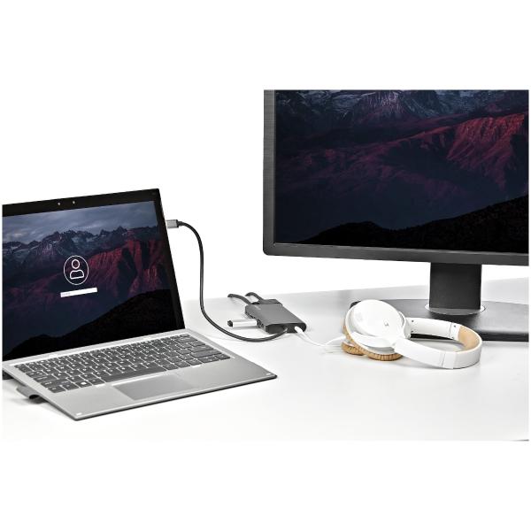 StarTech.com ADAPTADOR USB-C MULTIPUERTOS HDMI/VGA - 100W PD - LECTOR DE SD