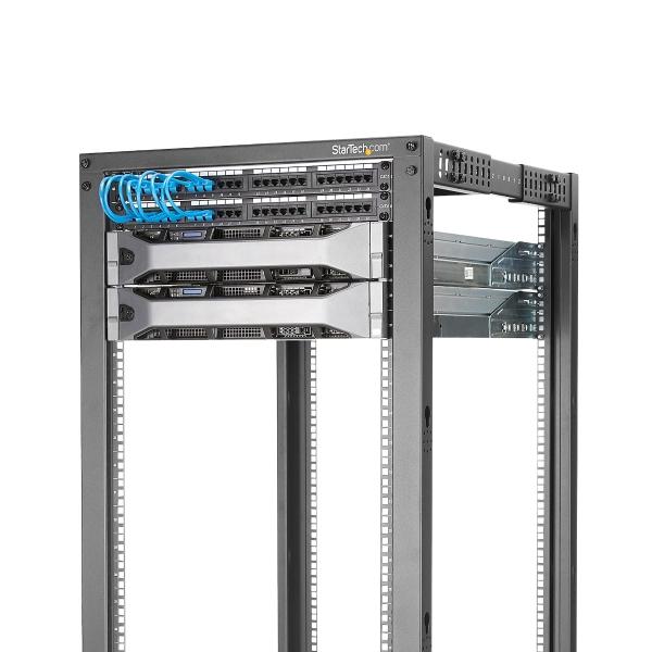 StarTech.com GABINETE RACK DE MARCO ABIERTO 18U - 4 POSTES - AJUSTABLE