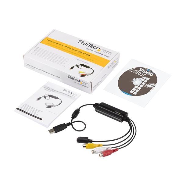 StarTech.com ADAPTADOR DE CAPTURA DE VIDEO VIDEO COMPUESTO/S-VIDEO A USB