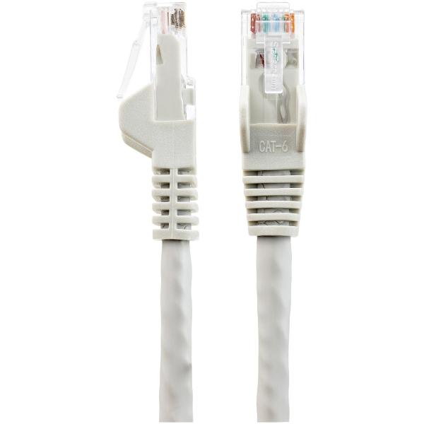 StarTech.com CABLE ETHERNET CAT 6 DE 3M LSZH PATCH UTP SIN ENGANCHES GRIS