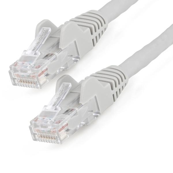StarTech.com CABLE ETHERNET CAT 6 DE 3M LSZH PATCH UTP SIN ENGANCHES GRIS