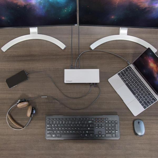 StarTech.com DOCKING STATION THUNDERBOLT 3 CON LECTOR SD USBC 2X4K PD 85W
