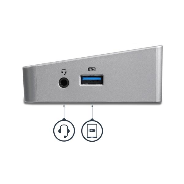 StarTech.com DOCKING STATION PD PARA LAPTOP USB-C 4K PARA 3 PANTALLAS