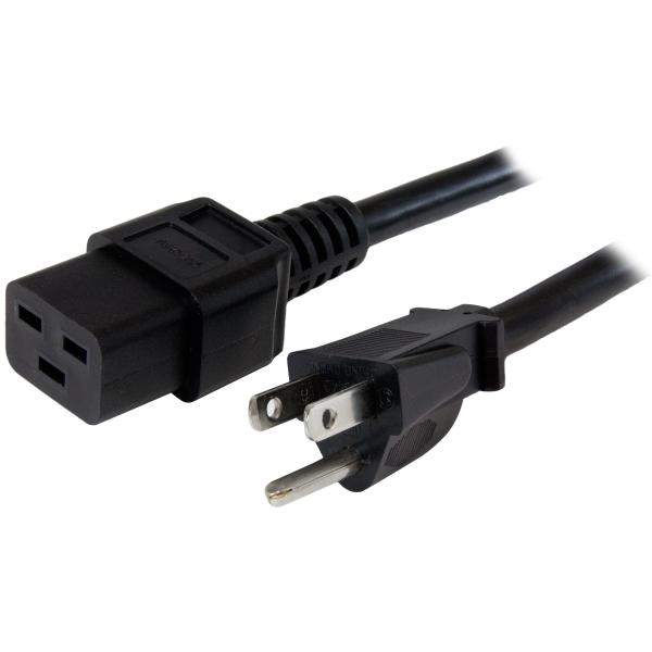 StarTech.com CABLE DE 1.8M NEMA 5-15P A C19 SERVICIO PESADO CORRIENTE PC