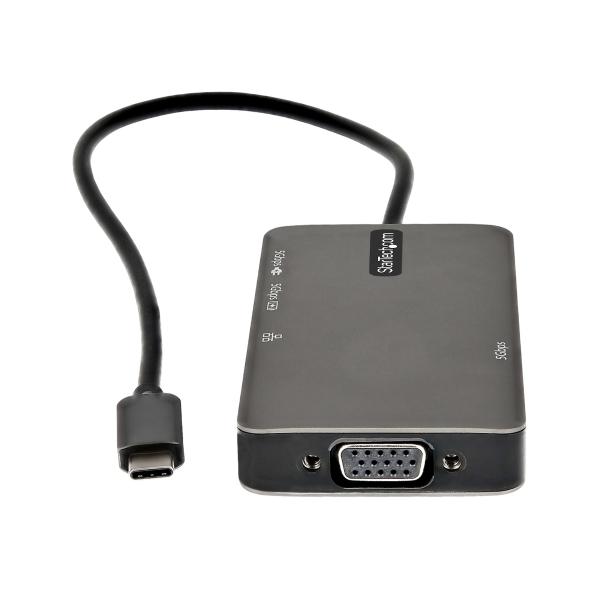 StarTech.com DOCKING STATION USB-C HDMI VGA ETHERNET HUB USB - PD 100W
