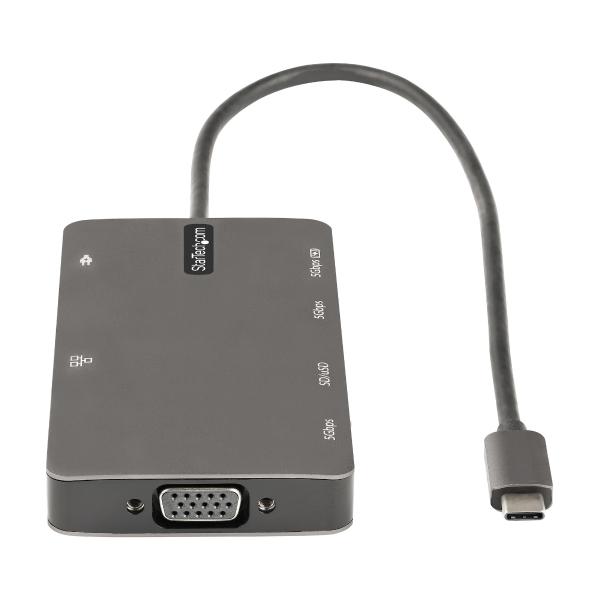 StarTech.com ADAPTADOR MULTIPUERTOS USB C HDMI O VGA USB 3.0 PD 100W