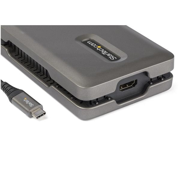 StarTech.com ADAPTADOR MULTIPUERTOS USB-C HDMI 4K 60HZ PD 100W CON HUB