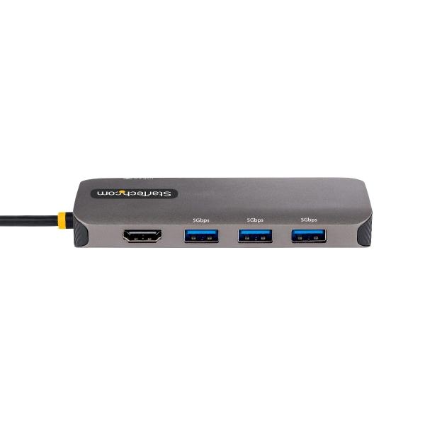 StarTech.com ADAPTADOR MULTIPUERTOS USB C HDMI 4K HUB USB PD 100W DOCK