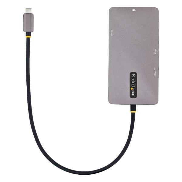 StarTech.com ADAPTADOR MULTIPUERTOS USB-C A 2X HDMI PD 100W HUB USB RED