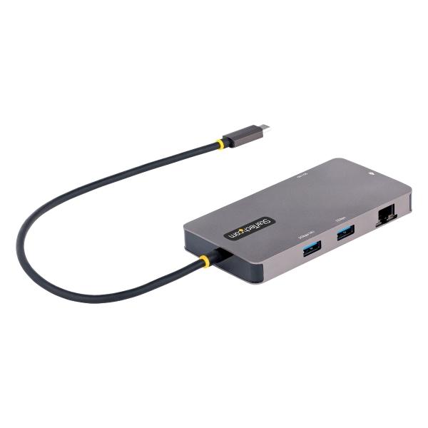 StarTech.com ADAPTADOR MULTIPUERTOS USB-C A 2X HDMI PD 100W HUB USB RED