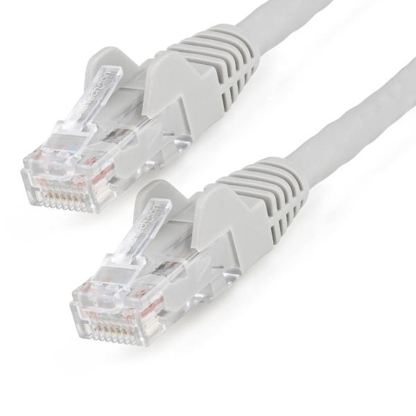 StarTech.com CABLE 15M DE RED ETHERNET UTP RJ45 SNAGLESS GRIS
