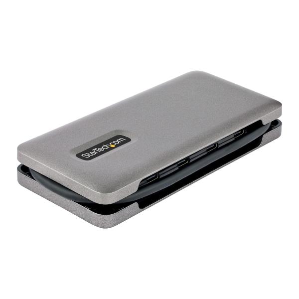 StarTech.com HUB USB C DE 4 PUERTOS PD 100W DE PASO USB TIPO C PD 100W