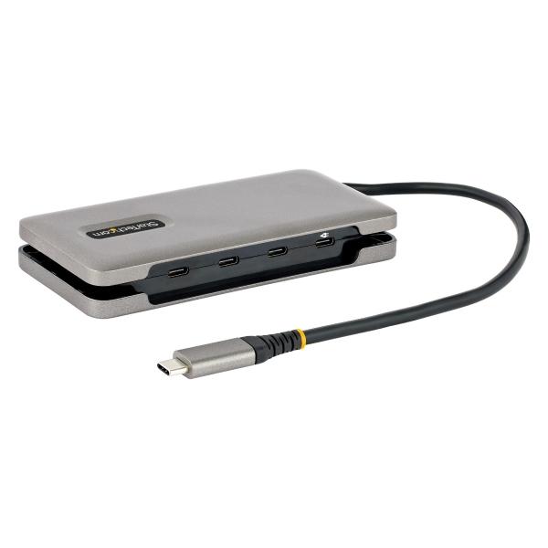 StarTech.com HUB USB C DE 4 PUERTOS PD 100W DE PASO USB TIPO C PD 100W