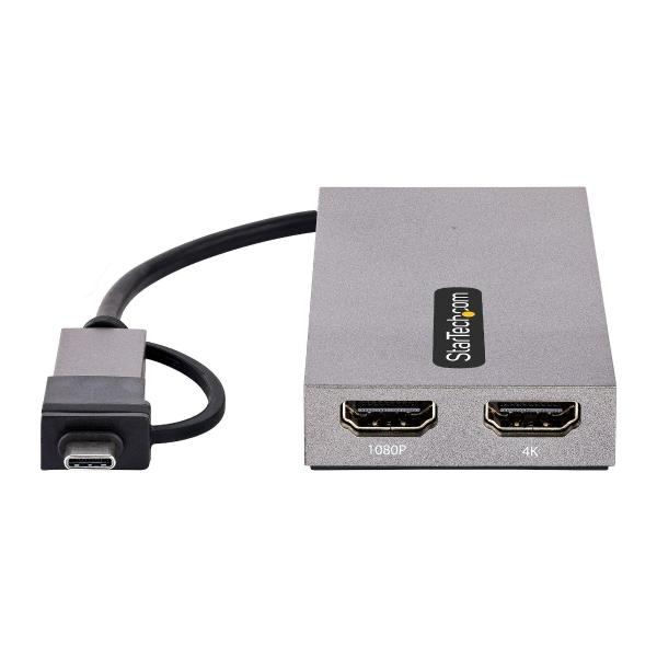 StarTech.com ADAPTADOR CONVERTIDOR USB 3.0 A 2 PANTALLAS HDMI WINDOWS/MAC