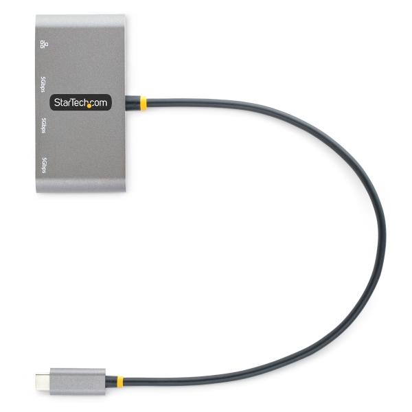StarTech.com HUB ADAPTADOR USB-C 3 PUERTOS USBA DE 5GBPS CON RED ETHERNET