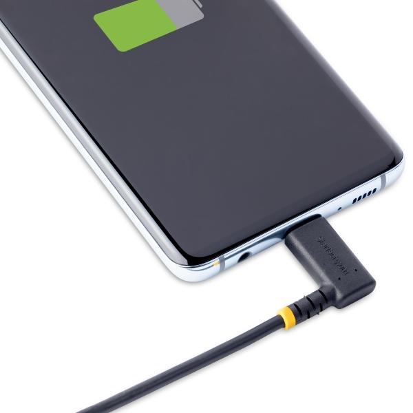 StarTech.com CABLE 15CM DE CARGA USB A USB C ACODADO - USB 2.0 - TIPO C