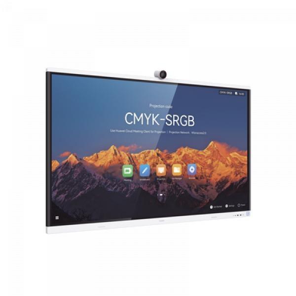 Huawei HUAWEI IdeaHub S2, Pantalla interactiva para Colaboración Inteligente, 65", 4K UHD, Harmony OS, Wi-Fi 6, Cámara inteligente, Funcionalidad BYOM.