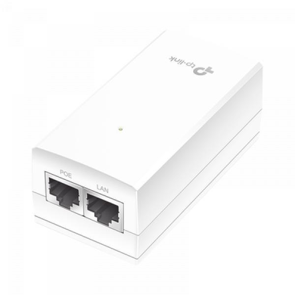TPLINK Inyector PoE pasivo de 24V / 2 puerto 10/100/1000 Mbps / Plug and Play / Montaje en Pared