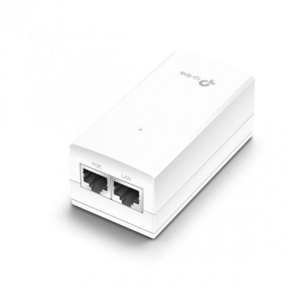 TPLINK Inyector PoE pasivo de 24V / 2 puerto 10/100/1000 Mbps / Plug and Play / Montaje en Pared