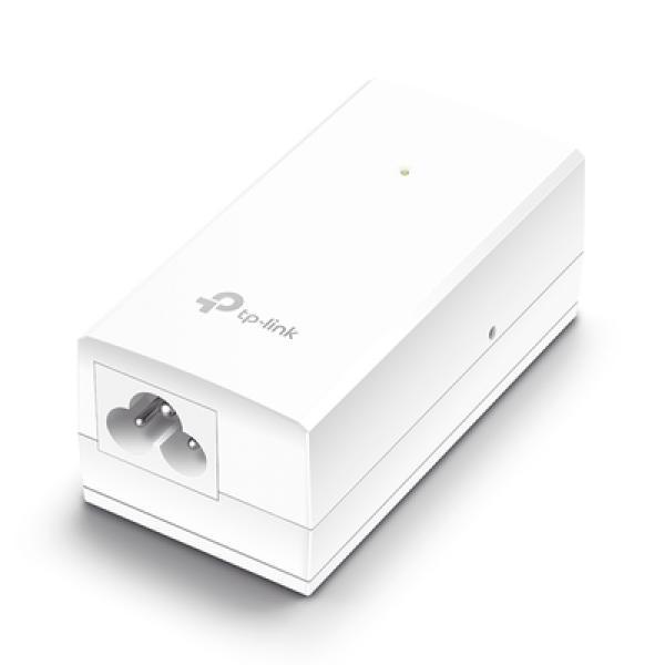 TPLINK Inyector PoE pasivo de 24V / 2 puerto 10/100/1000 Mbps / Plug and Play / Montaje en Pared