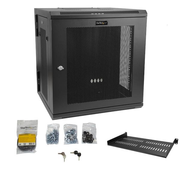 StarTech.com RACK ABISAGRADO DE PARED 12U CO N 24 PULGADAS DE PROFUNDIDAD