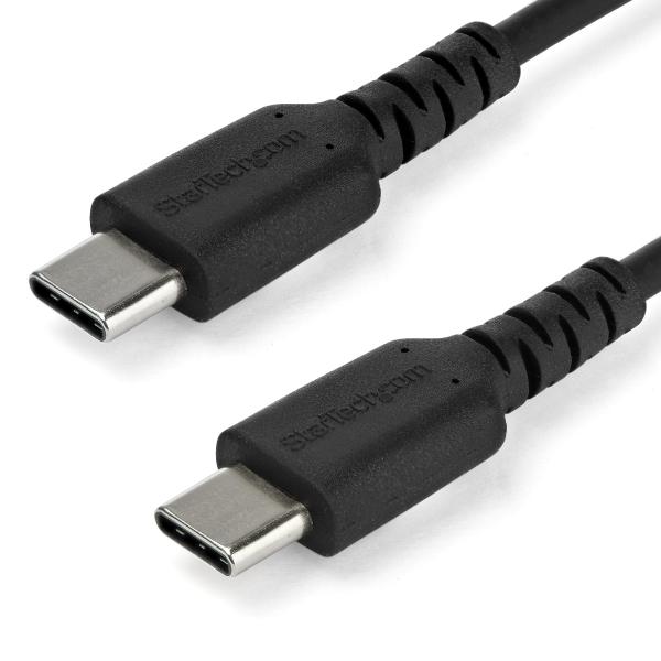 StarTech.com CABLE USB TIPO C DE 1 M NEGRO-CON FIBRA ARAMIDA