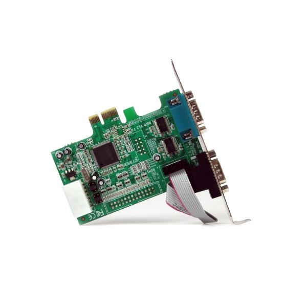 StarTech.com TARJETA ADAPTADORA PCI EXPRESS 2 PUERTOS SERIAL RS232 UART 1655.
