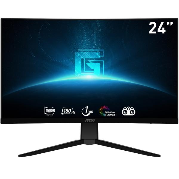 MONITOR LED MSI 24" (G2422C) 1920X1080 FULL HD, CURVO, 180 HZ, 1MS, 2*HDMI, 1*DP