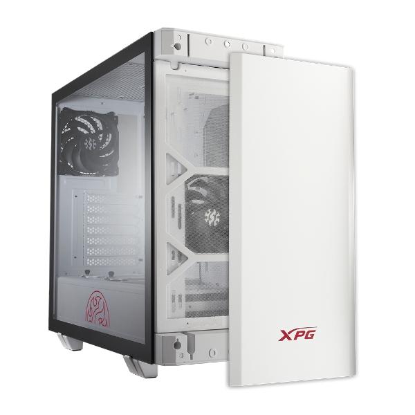 XPG GABINETE GAMER  XPG INVADER MID TOWER BLANCO (INVADER-WHCWW)