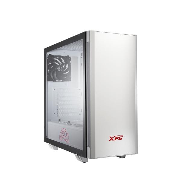 XPG GABINETE GAMER  XPG INVADER MID TOWER BLANCO (INVADER-WHCWW)