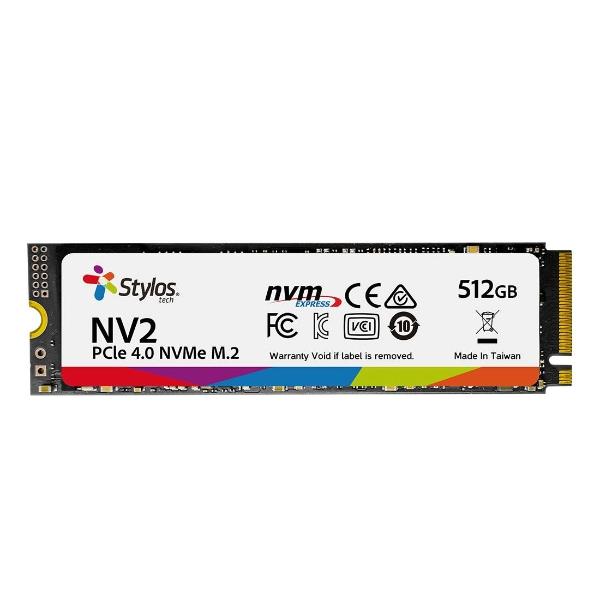 UNIDAD ESTADO SOLIDO STYLOS 512 GB M2 NVME EXPRESS V L 3000MB S V E
