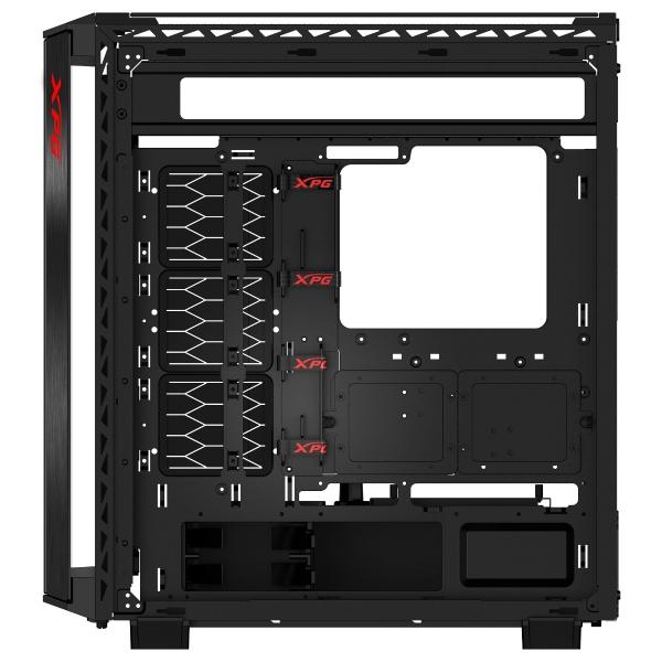 XPG GABINETE XPG BATTLECRUISER MID-T BLACK 4 FAN (BATTLECRUISERIIST-BKCWW)