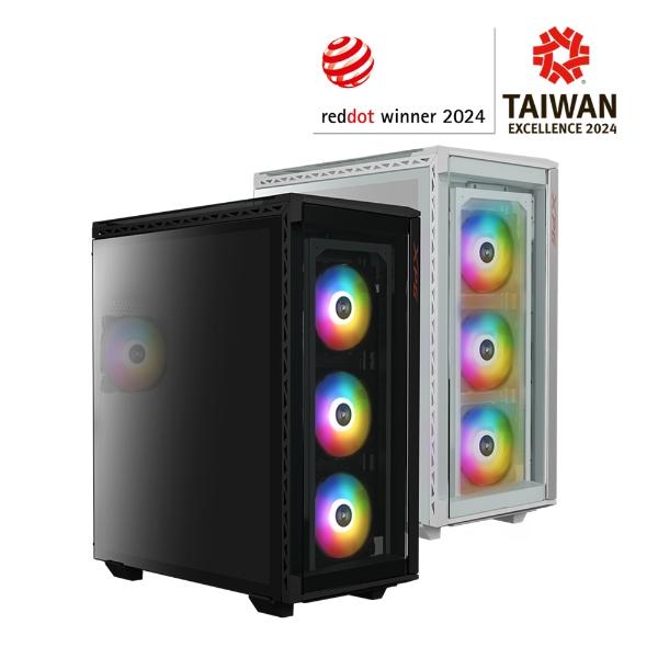 XPG GABINETE XPG BATTLECRUISER MID-T BLACK 4 FAN (BATTLECRUISERIIST-BKCWW)