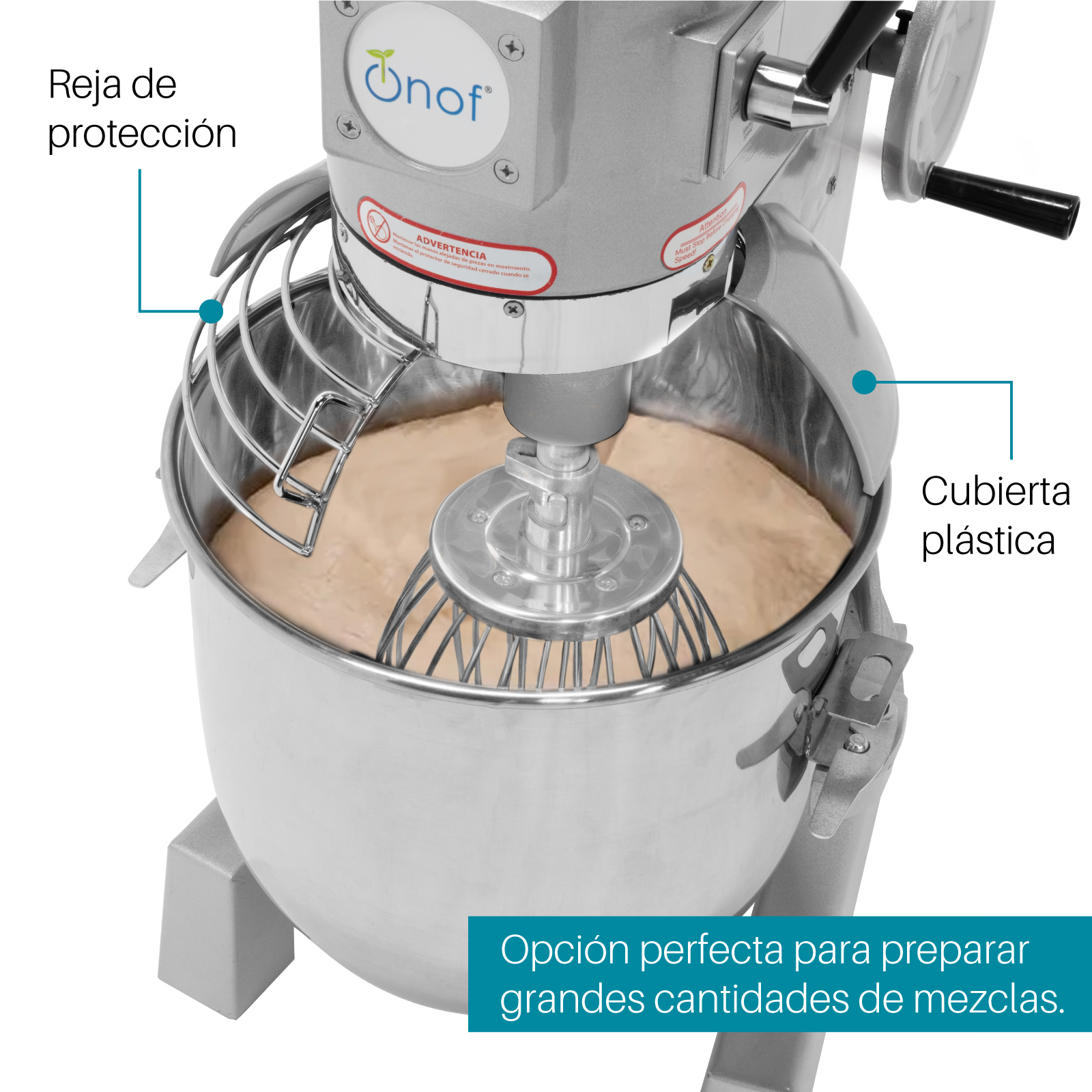 Batidora Planetaria Industrial Amasadora Mezcladora 110v 10L