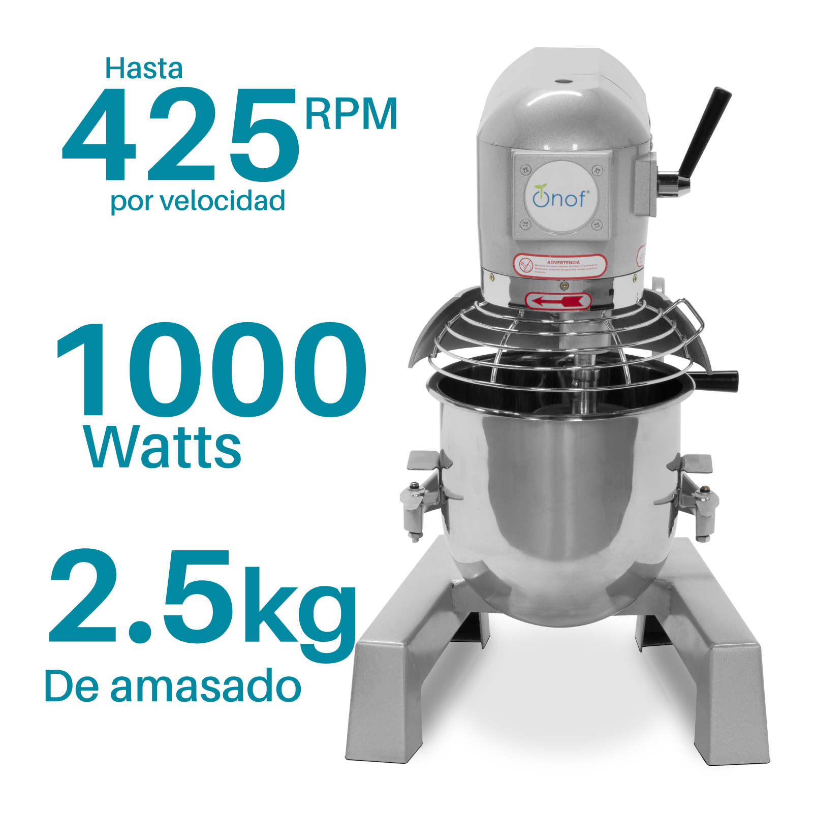Batidora Planetaria Industrial Amasadora Mezcladora 110v 10L