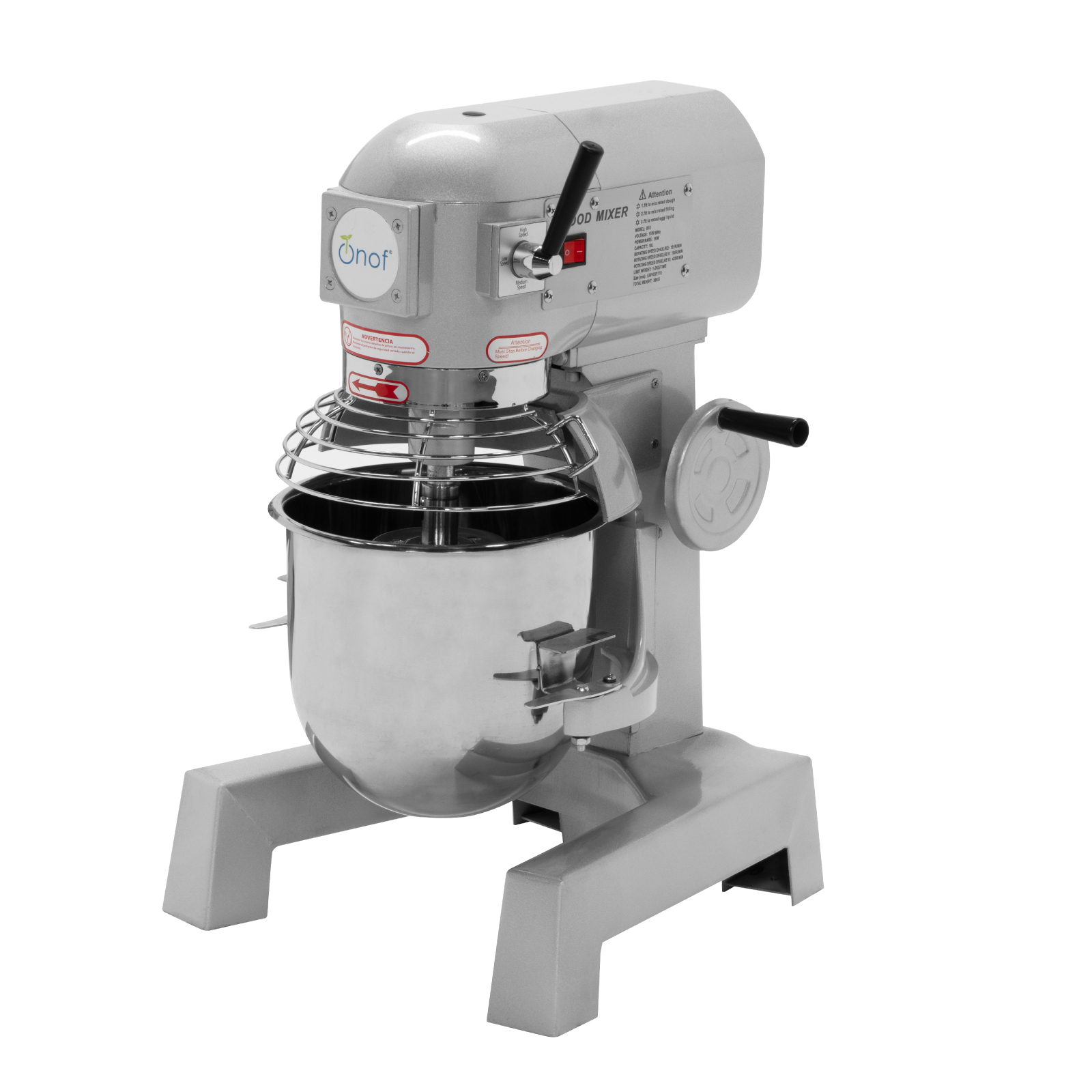 Batidora Planetaria Industrial Amasadora Mezcladora 110v 10L